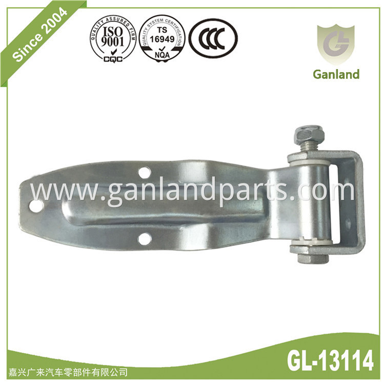 Shipping container steel rear side door hinge